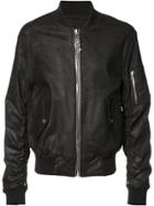 Rta Chained Zipper Bomber Jacket - Black