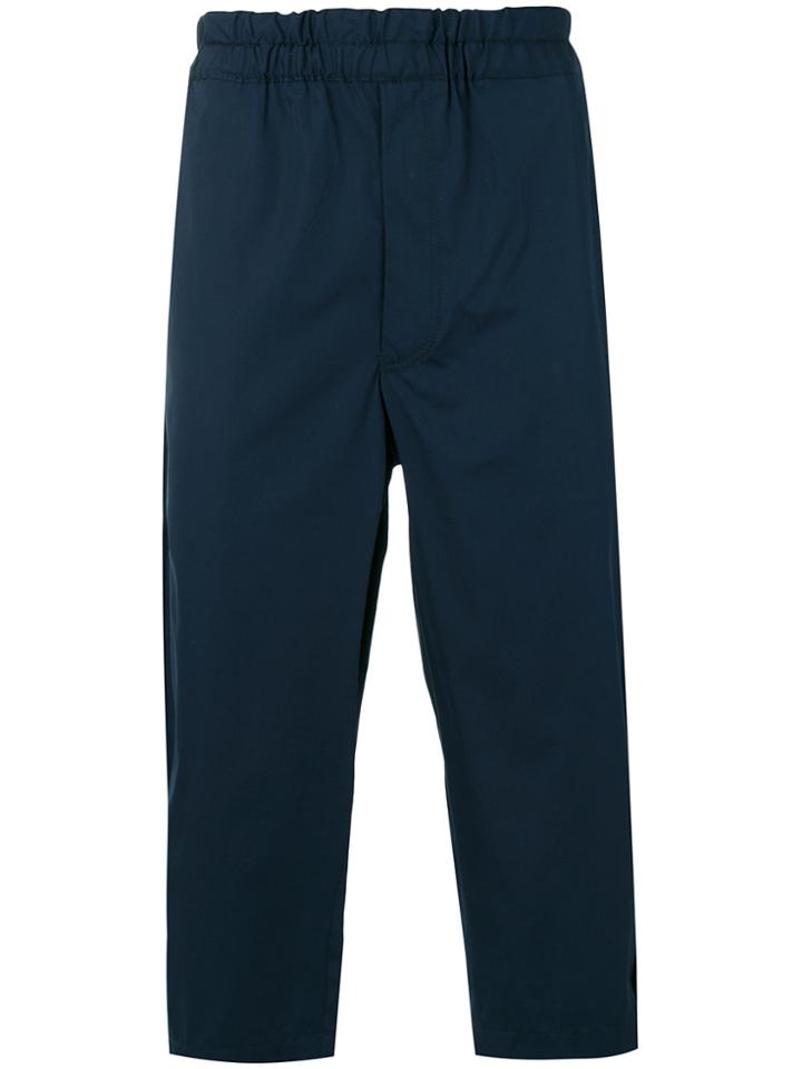 Comme Des Garçons Shirt Cropped Trousers - Blue