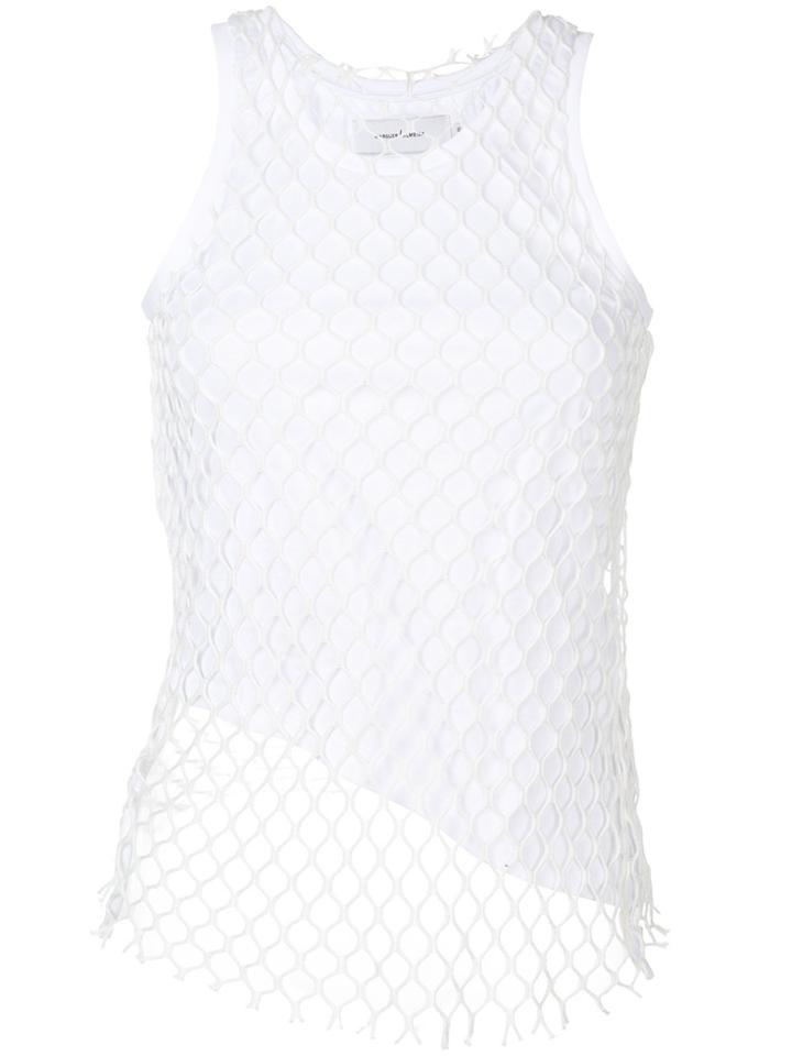 Marques'almeida Mesh Layer Top - White