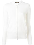 Loro Piana - Perforated Jacket - Women - Silk/cotton - 38, White, Silk/cotton