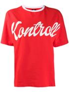 Kappa Kontroll Logo Printed T-shirt - Red