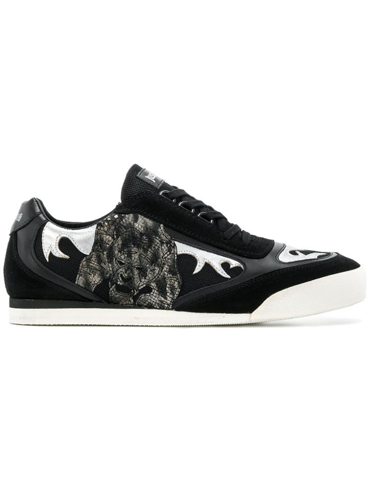 Just Cavalli Patch Sneakers - Black