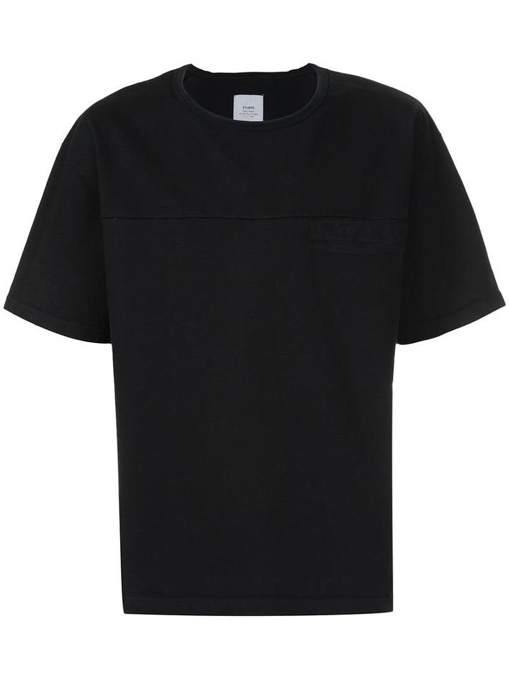 Stampd Plain T-shirt, Men's, Size: Small, Black, Cotton