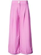 Armani Collezioni Straight-leg Trousers - Grey
