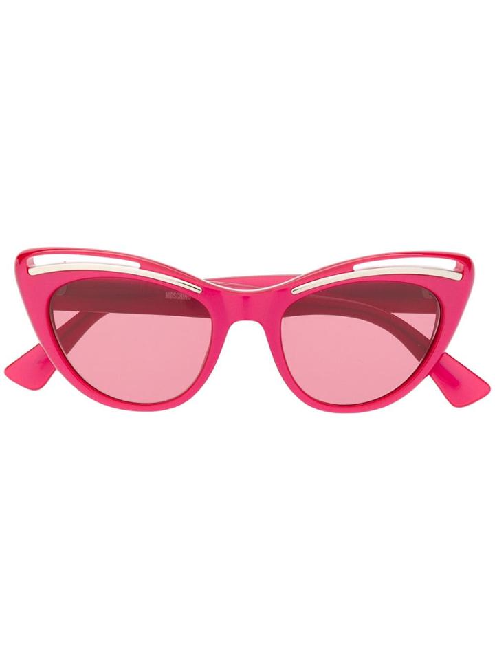 Moschino Eyewear Cat Eye Sunglasses - Pink