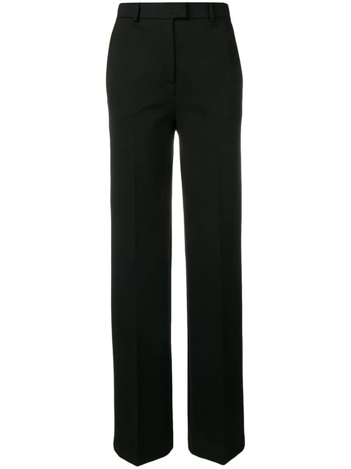 Twin-set High Waisted Pleated Trousers - Black