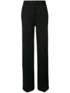 Twin-set High Waisted Pleated Trousers - Black