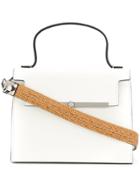 Casadei Trapeze Shoulder Bag - White