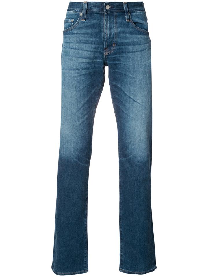 Ag Jeans Faded Effect Jeans, Men's, Size: 33, Blue, Cotton