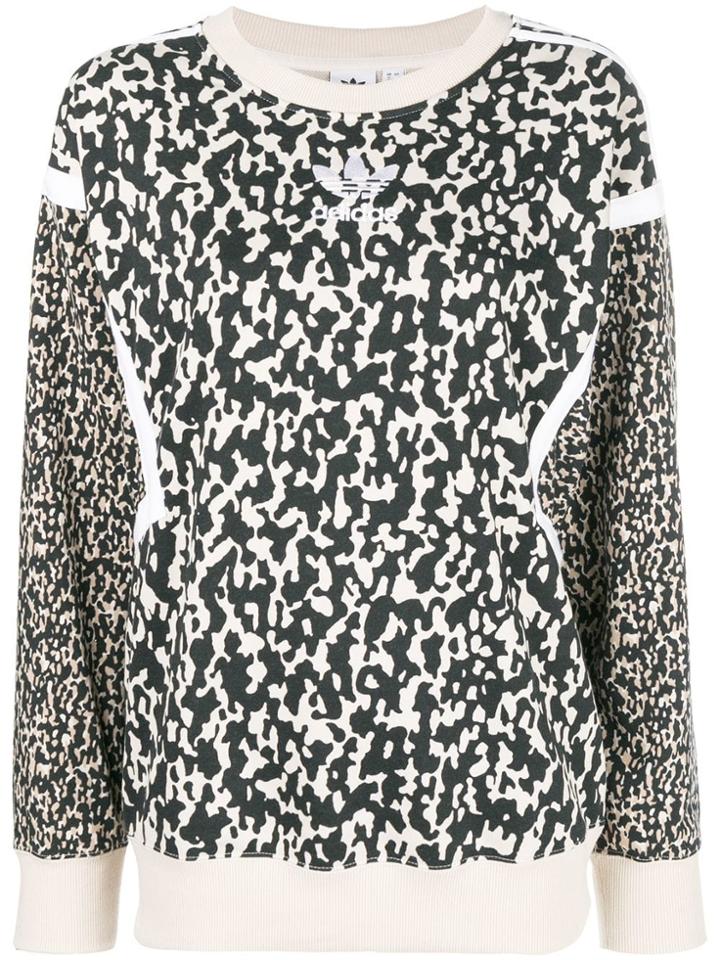 Adidas All-over Print Jumper - Nude & Neutrals