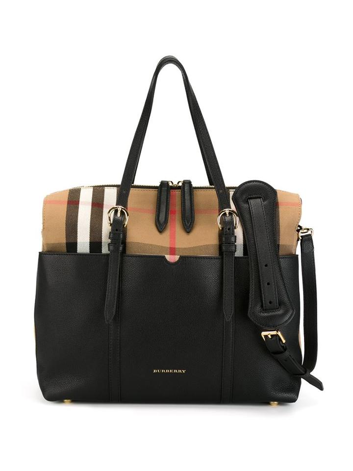 Burberry Kids House Check Changing Tote, Girl's, Black