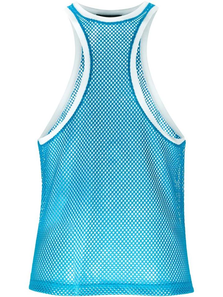 Dsquared2 Racerback Style Front Top, Men's, Size: L, Blue, Polyester/cotton