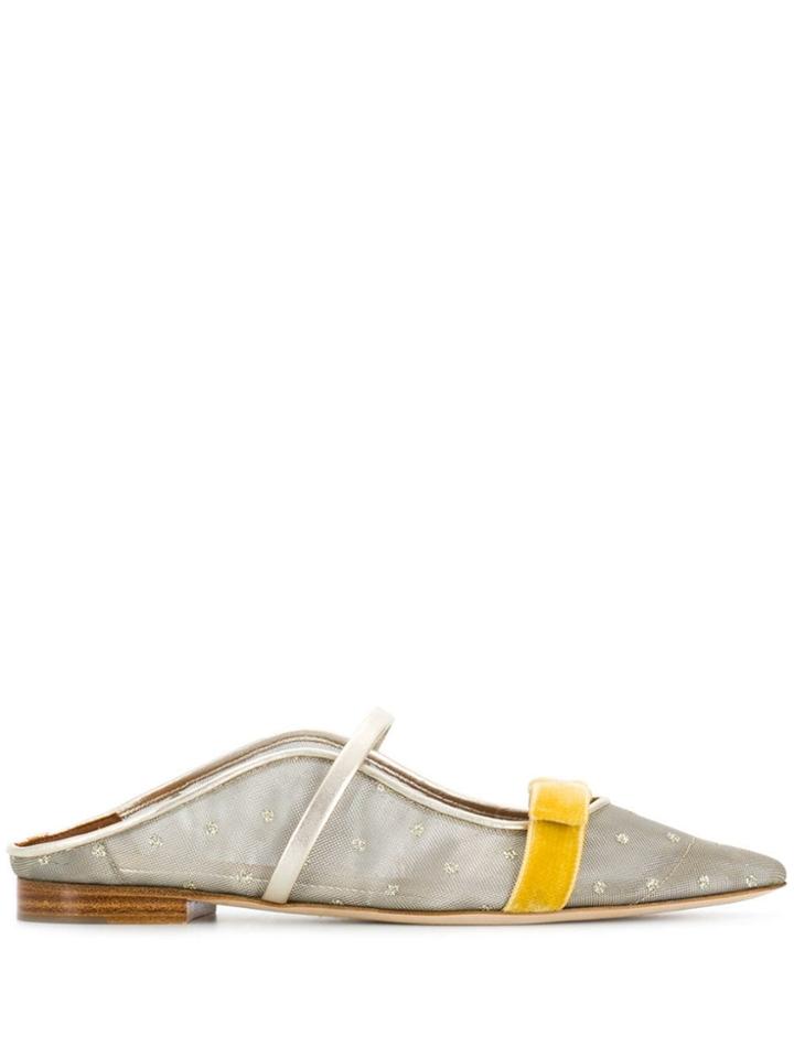 Malone Souliers Marguerite Mules - Metallic
