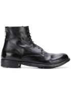 Officine Creative Ankle Lace-up Shoes - Black