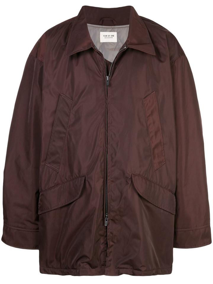 Fear Of God Zipped Jacket - Red