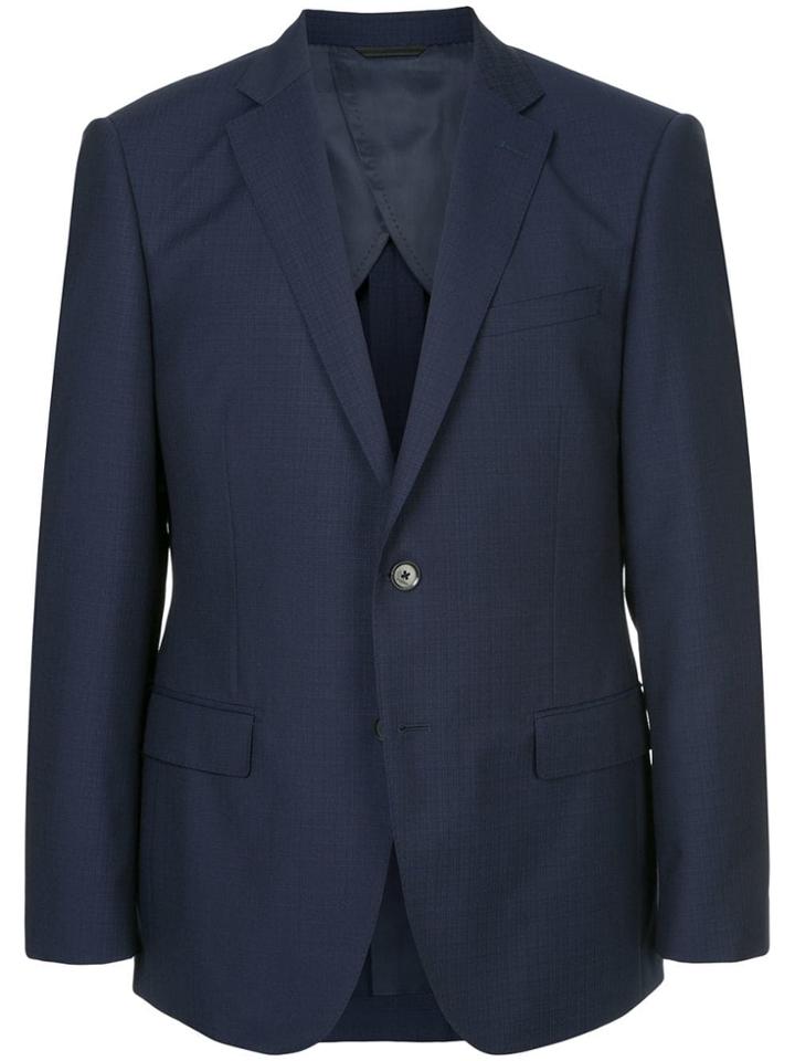 D'urban Notched Lapel Blazer - Blue