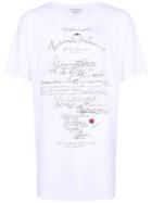 Alexander Mcqueen Writing Print T-shirt - White