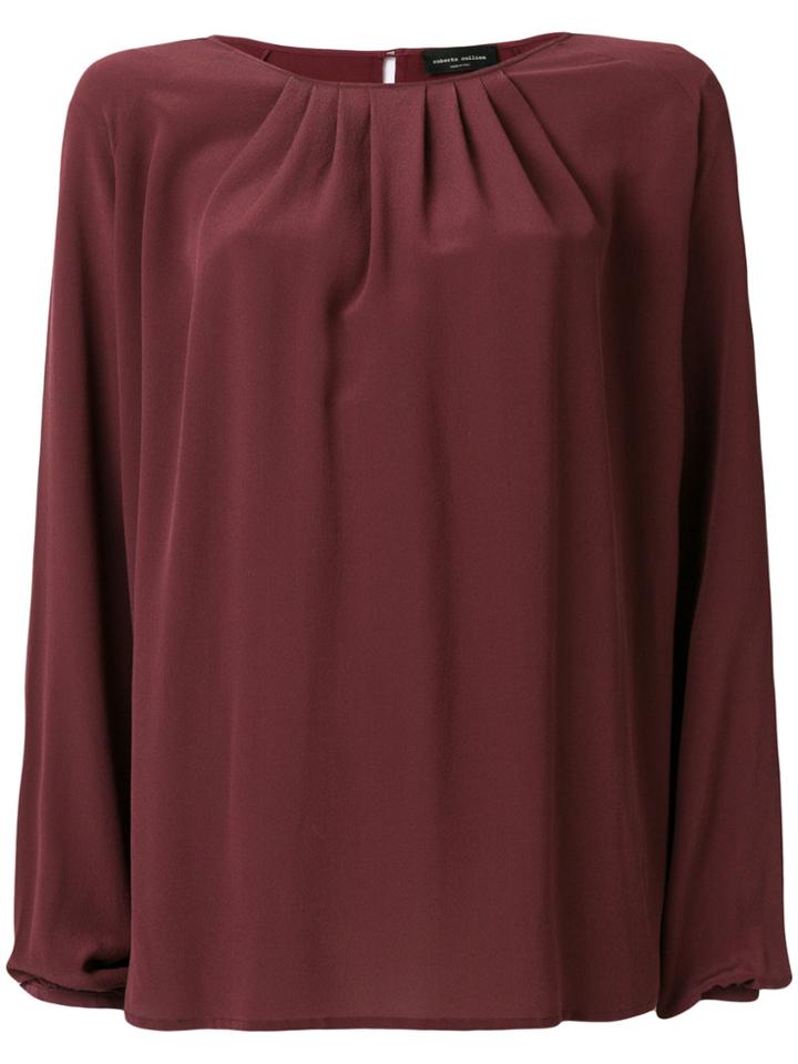Roberto Collina Shift Blouse - Red
