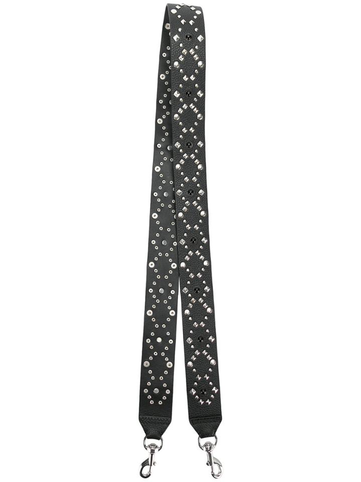 Rebecca Minkoff Studded Bag Strap - Black