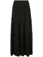 Carolina Herrera Pleated Skirt - Black
