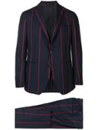 Gabriele Pasini Striped Two-piece Formal Suit - Blue