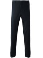 Fendi Tailored Trousers, Men's, Size: 50, Black, Cotton/spandex/elastane/polyester/viscose