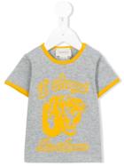 Gucci Kids Printed T-shirt, Boy's, Size: 18-24 Mth, Grey