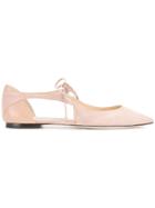 Jimmy Choo Vanessa Flat Ballerinas - Nude & Neutrals