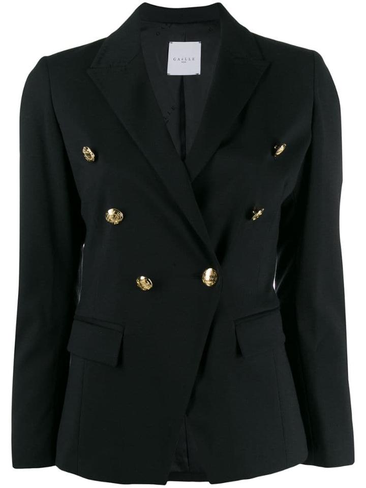 Gaelle Bonheur Double-breasted Blazer - Black