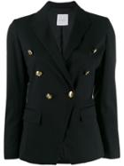 Gaelle Bonheur Double-breasted Blazer - Black