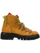 Dsquared2 Lug Sole Hiking Boots - Brown