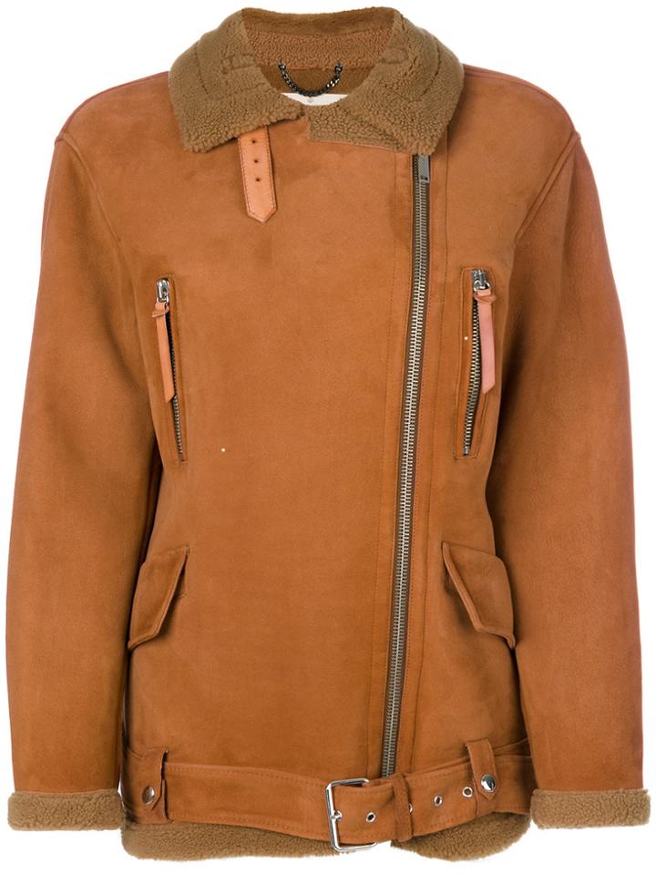 Golden Goose Deluxe Brand Aviator Jacket - Yellow & Orange