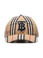 Burberry Icon Stripe Baseball Cap - Brown
