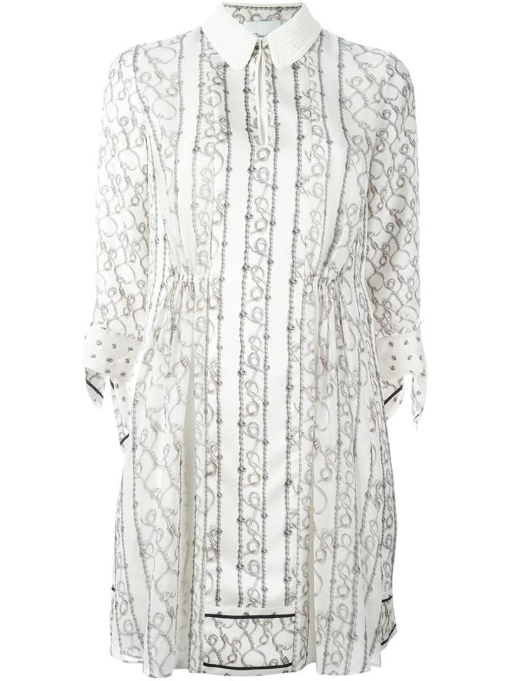 3.1 Phillip Lim Printed Satin Dress