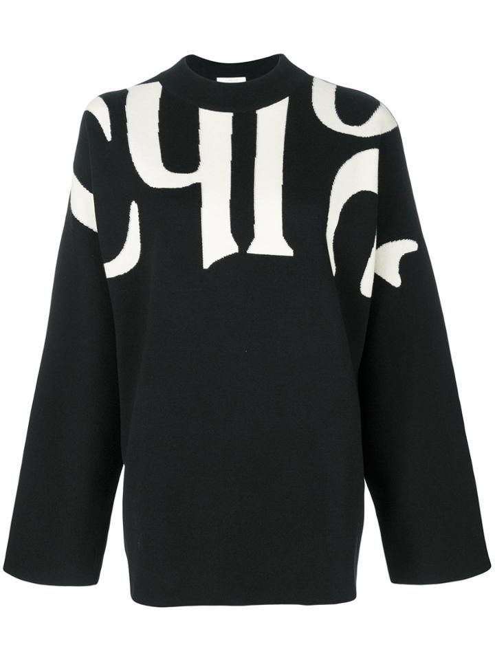 Chloé Logo-intarsia Jumper - Black