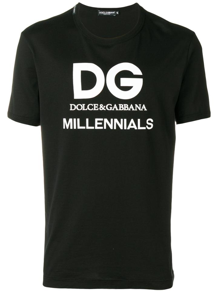 Dolce & Gabbana Logo Printed T-shirt - Unavailable