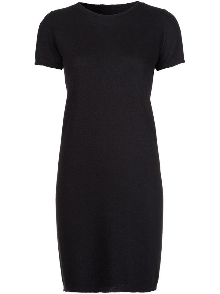 Rick Owens T-shirt Dress, Women's, Size: 44, Black, Cashmere