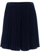 Marco De Vincenzo Pleated Skirt, Women's, Size: 42, Blue, Polyester