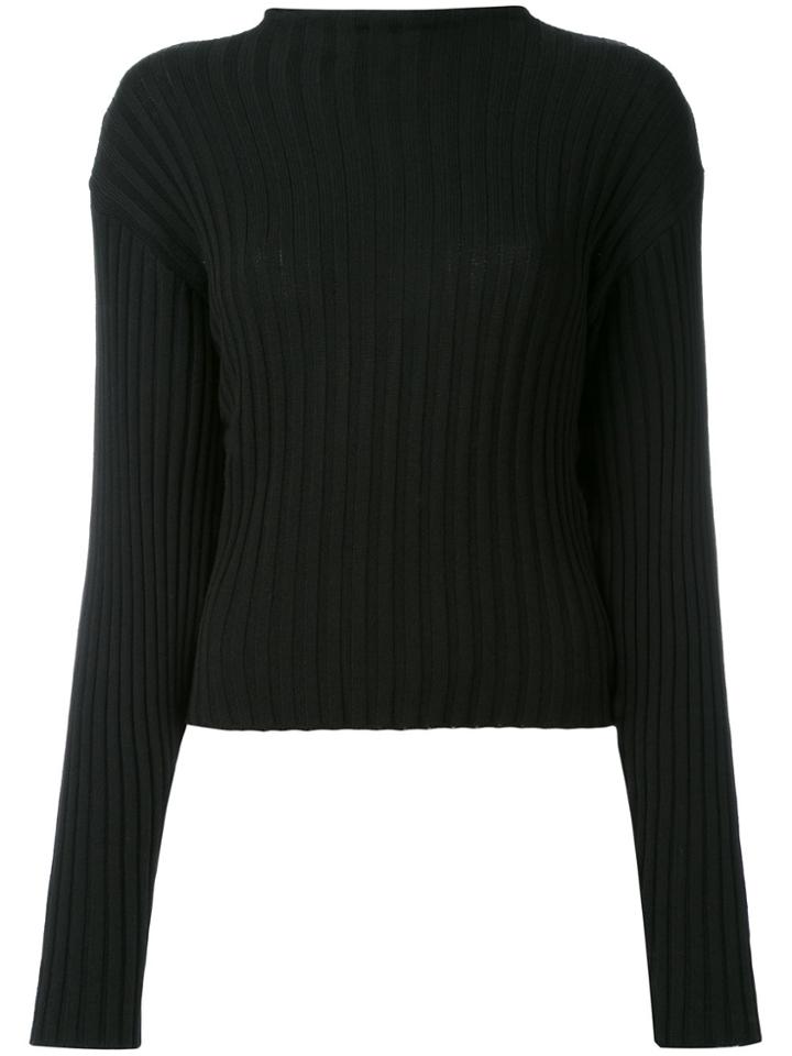 Dolce & Gabbana Vintage Ribbed Jumper - Black
