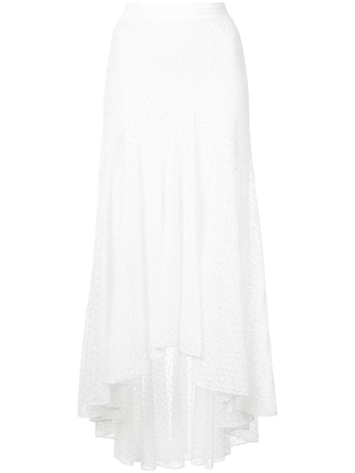 Missoni Asymmetric Midi Skirt - White