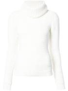 Barbara Bui Ribbed Turtleneck Sweater - White