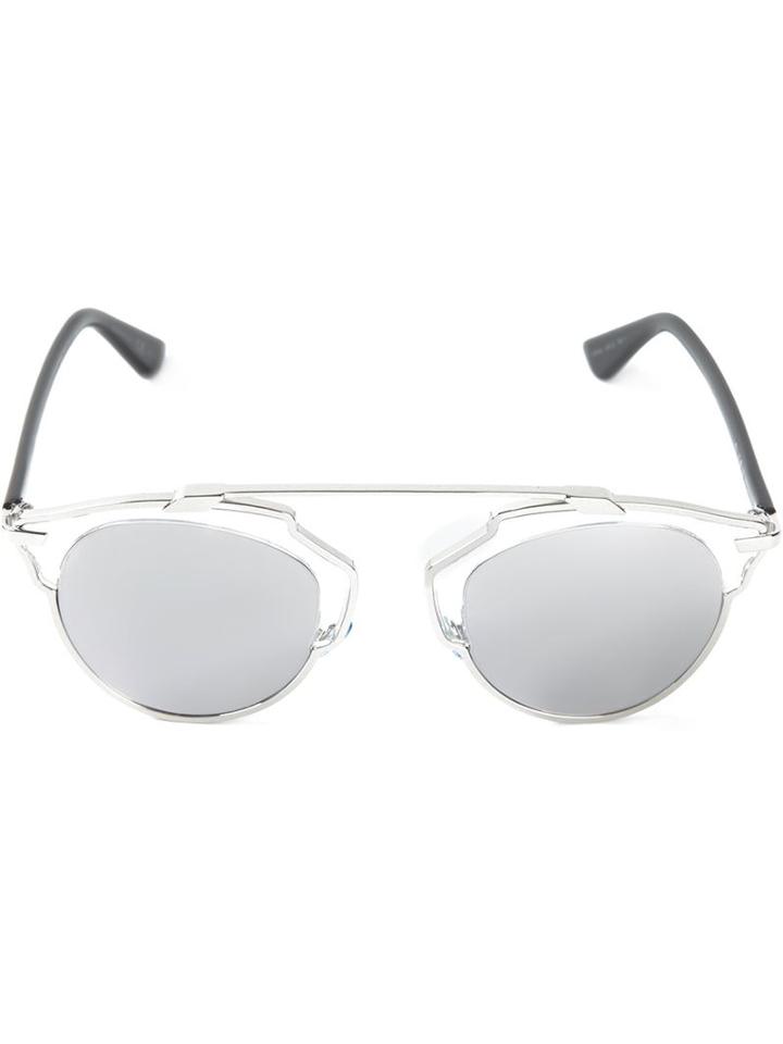 Dior Eyewear - 'so Real' Sunglasses - Women - Acetate - One Size, Black, Acetate