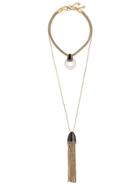 Camila Klein Layered Chain Pendant Necklace - Unavailable