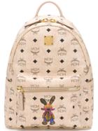 Mcm Stark Classic Rabbit Backpack - Nude & Neutrals