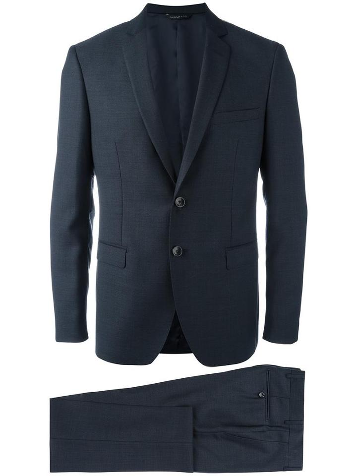 Tonello Formal Suits, Men's, Size: 46, Blue, Virgin Wool/viscose
