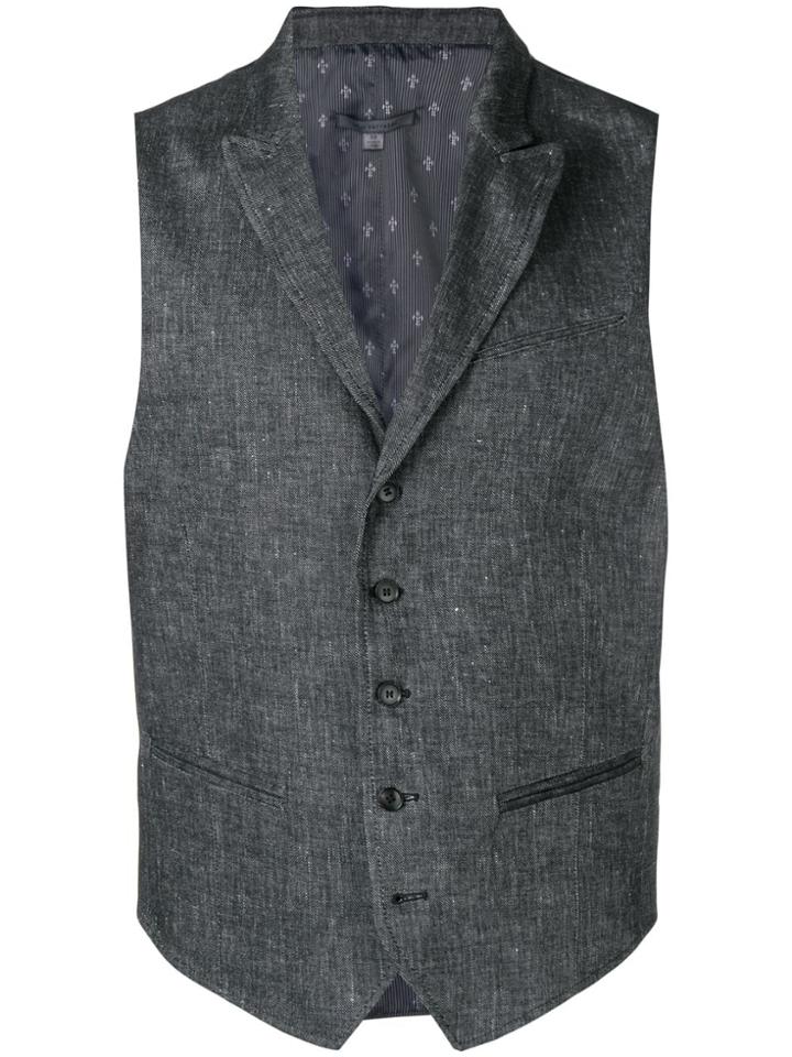 John Varvatos Classic Waistcoat - Grey