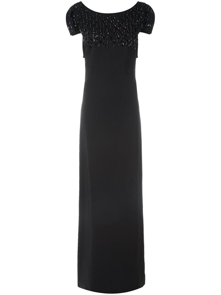 Antonio Berardi Embellished Gown - Black