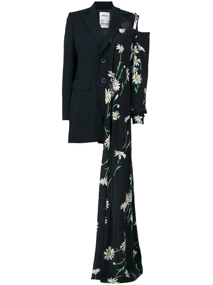 Seen Maxi Dress Blazer - Black