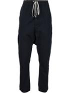 Rick Owens Drkshdw Drop Crotch Trousers, Men's, Size: M, Black, Nylon