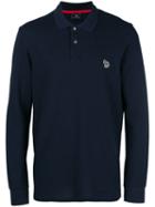 Ps Paul Smith Plain Polo Sweater - Blue